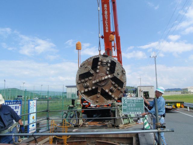 掘進機(分割回収)